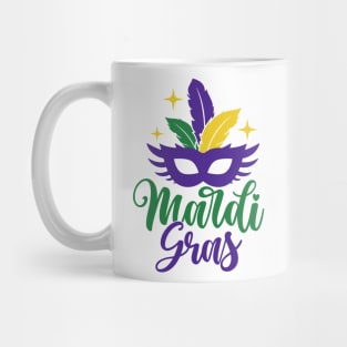 Funny Mardi Gras Mask Fleur De Lis Costume New Orleans Party Mug